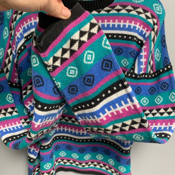 Retro Sweater Made in USA Cotton Large Women’s - Picture 7 of 8